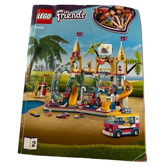 Lego‎ Friends 41430 Summer Fun Waterpark Instruction Book 2 Only Replacement - Picture 1 of 3